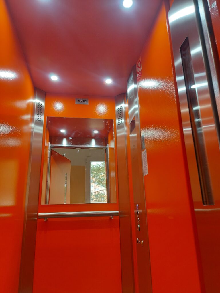 kabina osobního výtahu